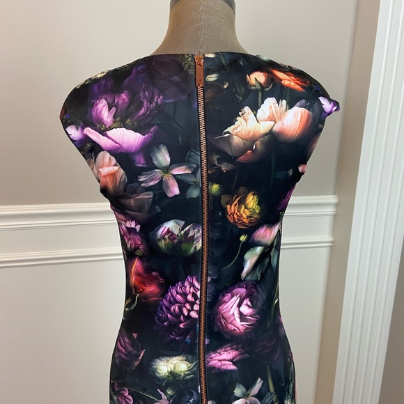Ted Baker RAISIE shadow floral sheath dress, Ted size 2 ( US size 6 ) - Picture 9 of 16